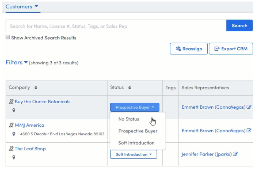 Customer Status & Sales Funnel
