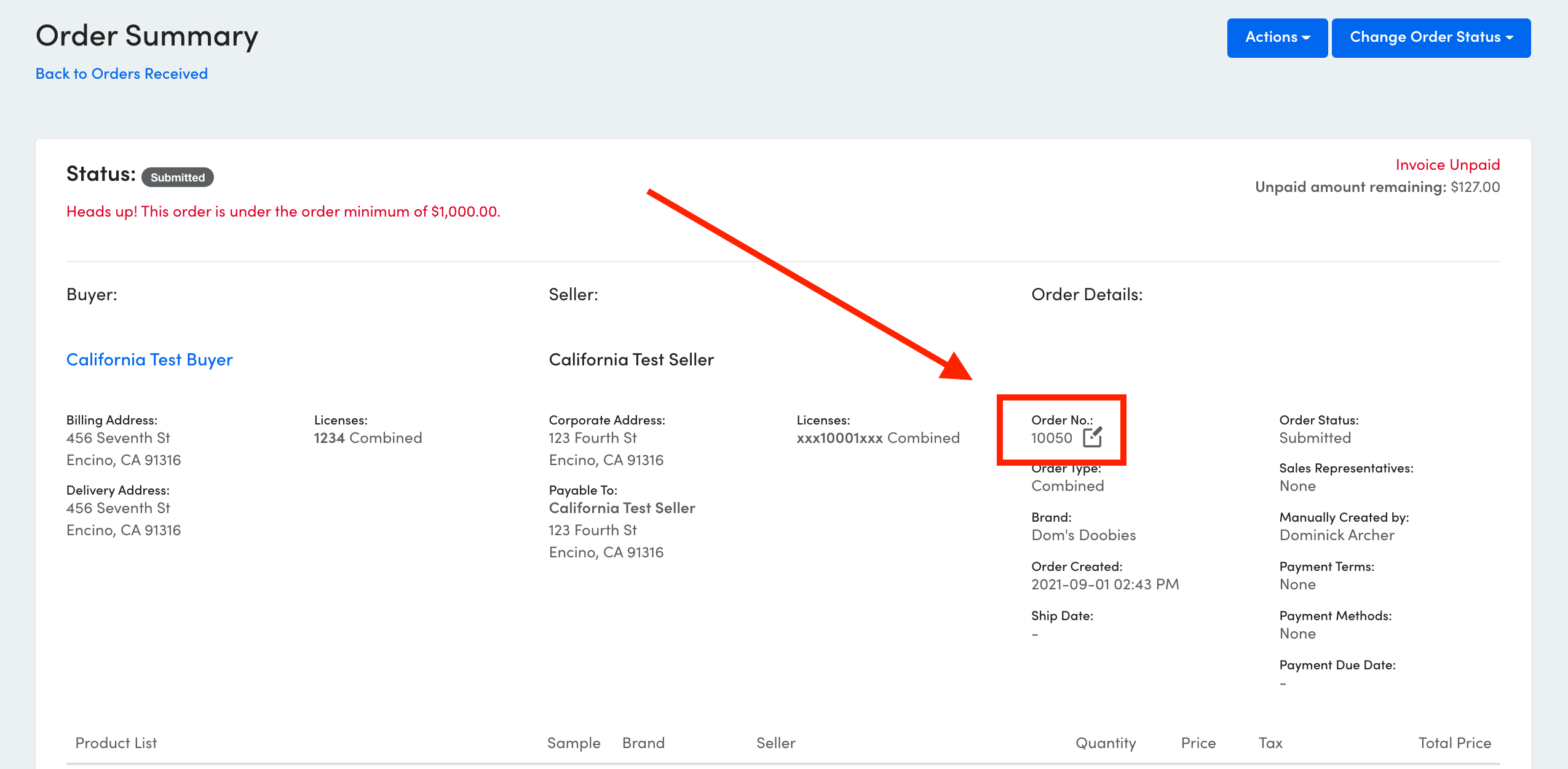Using Custom Order IDs on Invoices