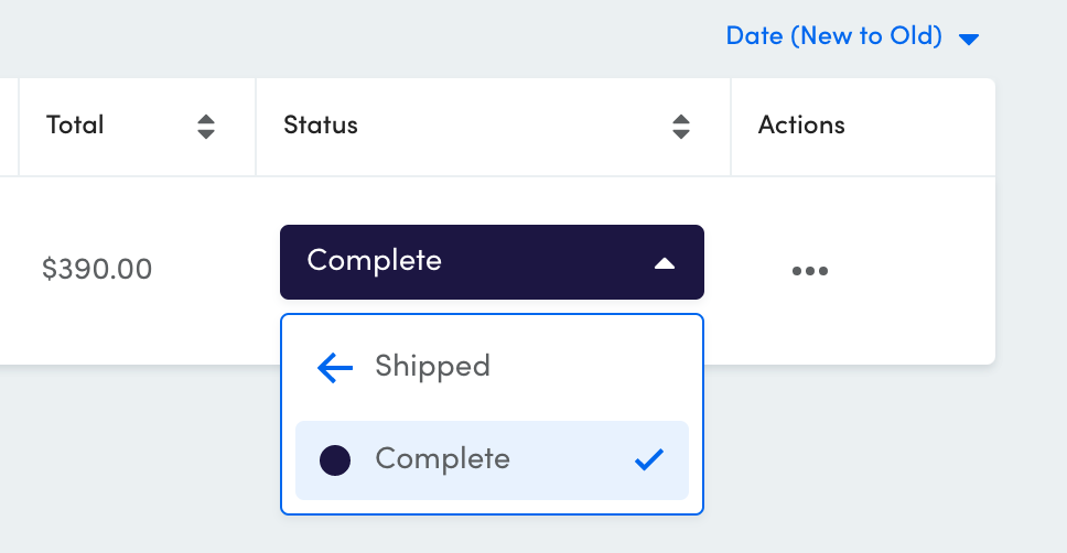 Order Statuses and How to Reverse an Order Status