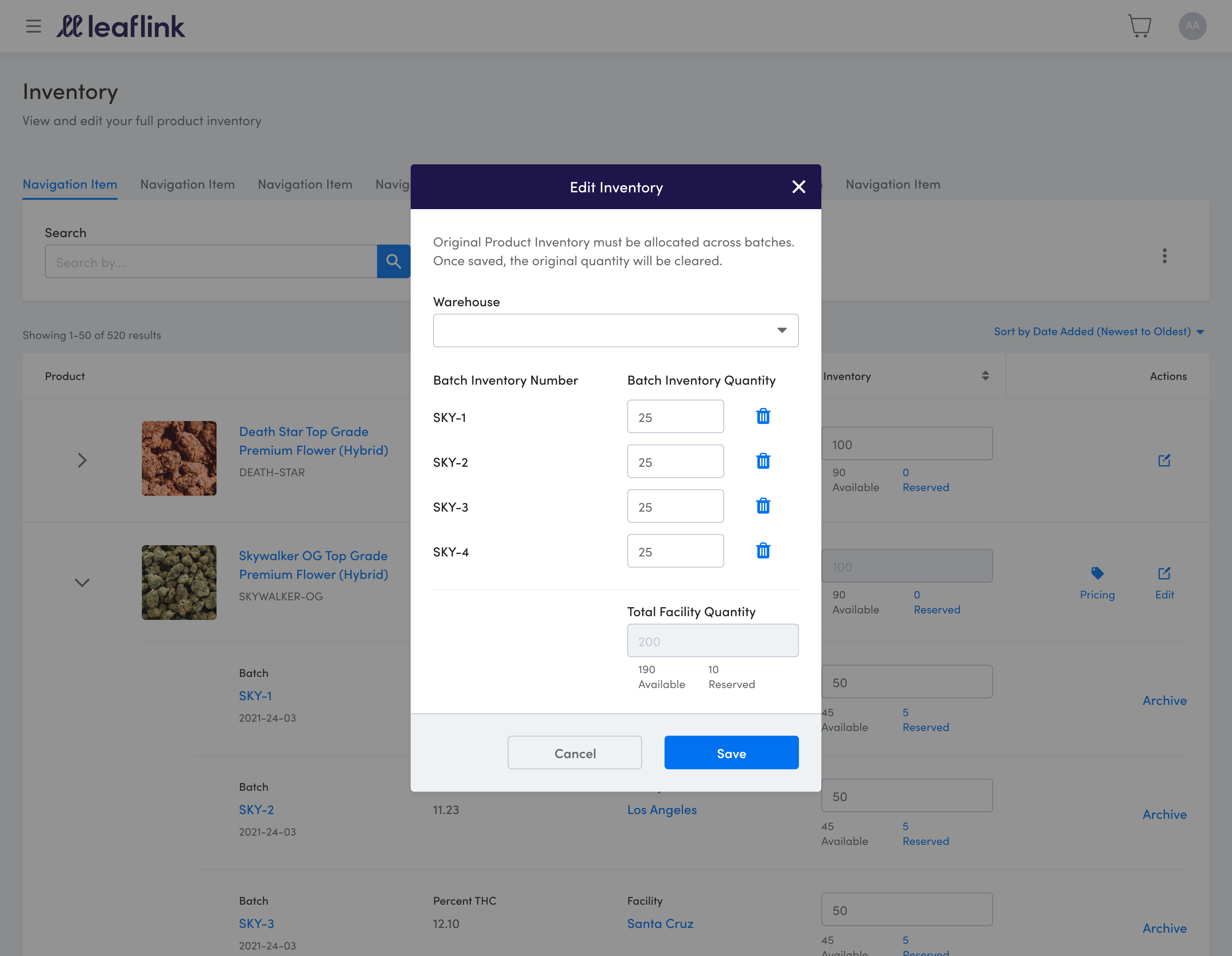 How to Manage Inventory By the Batch